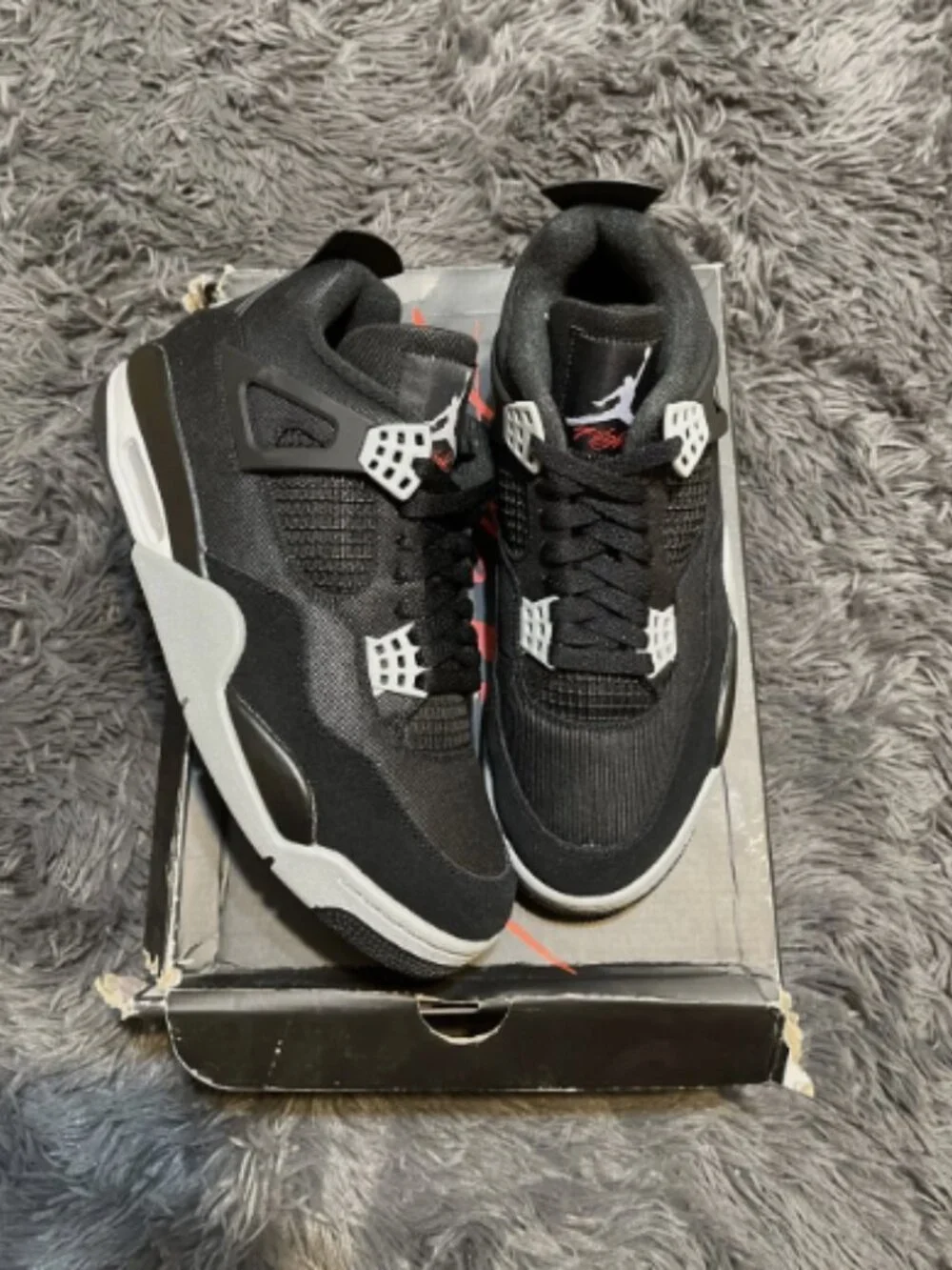 Jordan 4 Retro SE Mid Black Canvas
